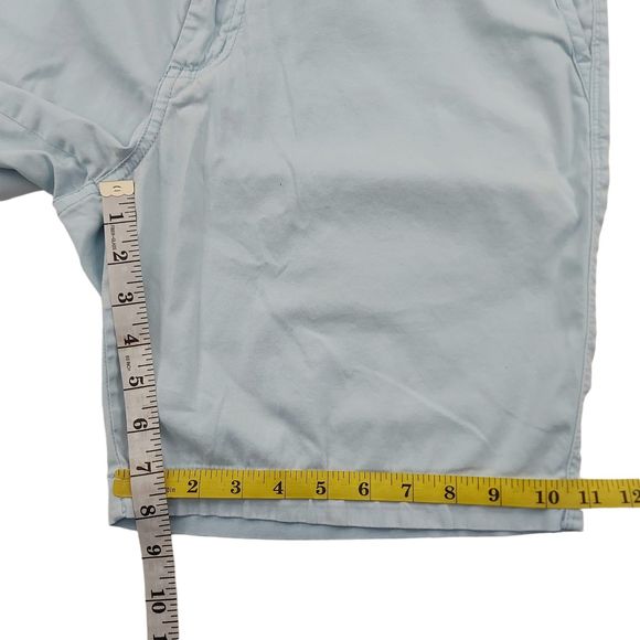 Quiksilver Waterman Collection Shorts Mens 32 Light Blue Casual Chino Beach - Picture 8 of 9